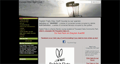 Desktop Screenshot of conejodiscgolf.com